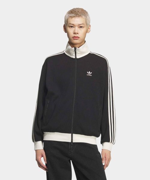 Shop 아디다스 와플 클래식 트랙탑 - 블랙 KQ6863