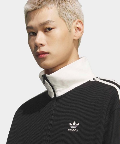 Details for 아디다스 와플 클래식 트랙탑 - 블랙 KQ6863