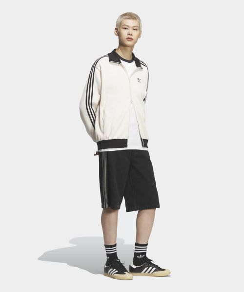 Cheap adidas Waffle 復古運動外套 - 奇幻白 KQ6864