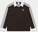 Buy adidas Waffle Long Sleeve Polo Tee - Dark Brown KQ6868