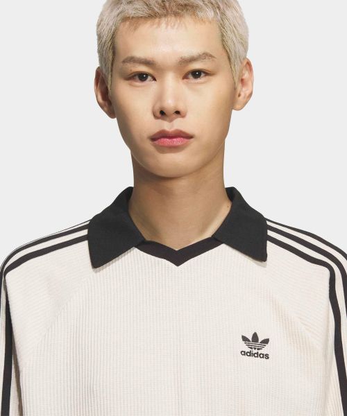 Purchase adidas Waffle Long Sleeve Polo Tee - Wonder White KQ6867