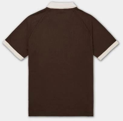 adidas Waffle Short Sleeve Polo Shirt - Dark Brown KB5462 Order adidas Waffle Short Sleeve Polo Shirt - Dark Brown KB5462