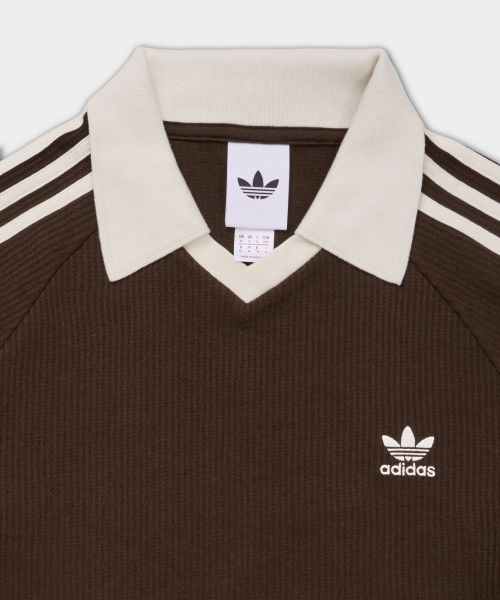 Lookbook adidas Waffle Short Sleeve Polo Shirt - Dark Brown KB5462