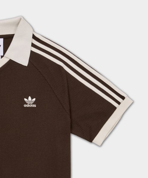 Purchase adidas Waffle Short Sleeve Polo Shirt - Dark Brown KB5462
