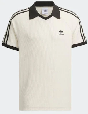 adidas Waffle Short Sleeve Polo Shirt - Wonder White JV9265 Buy adidas Waffle Short Sleeve Polo Shirt - Wonder White JV9265