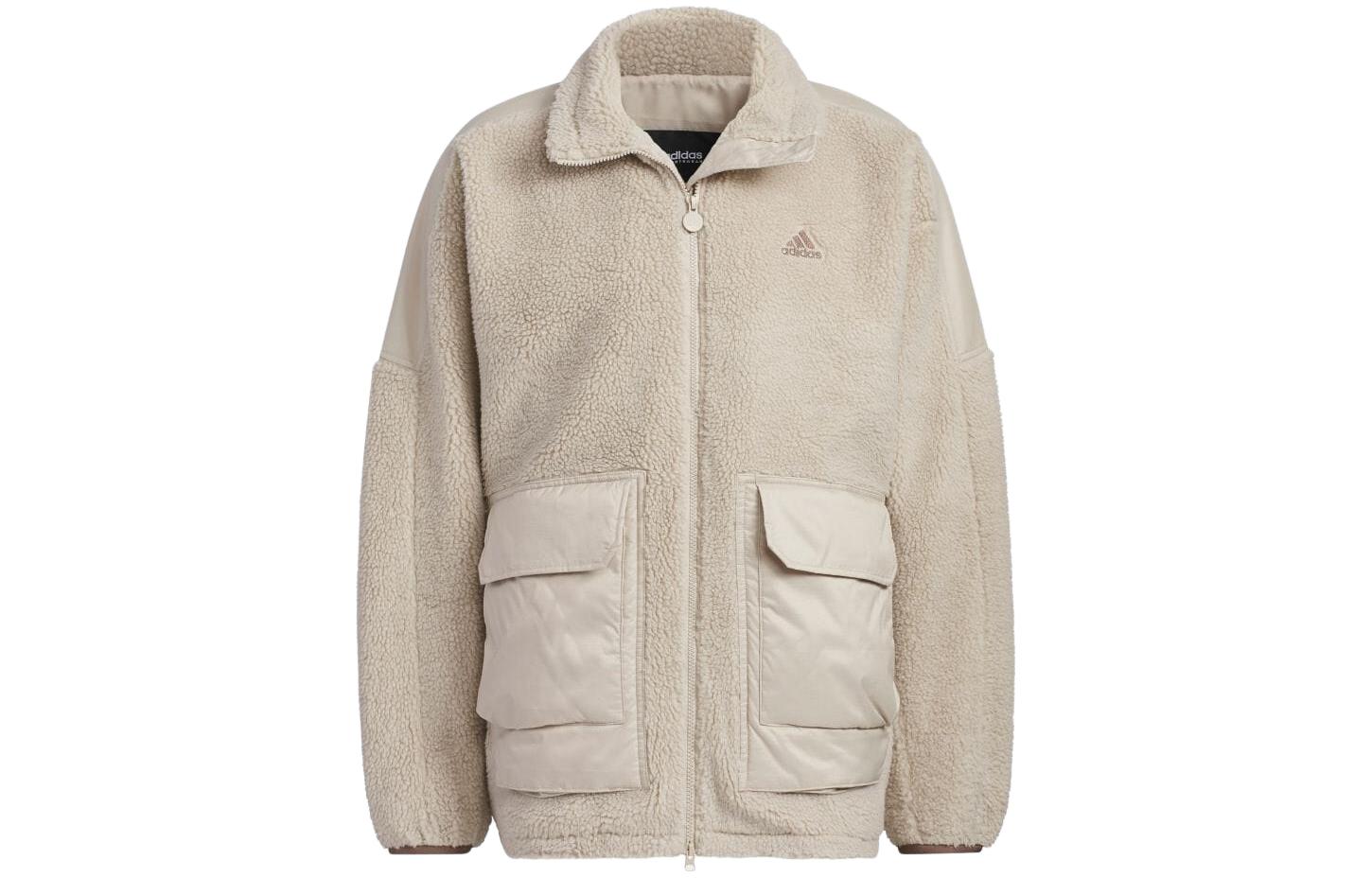 adidas Warding Beige Casual Outdoor Workwear Jacket Unisex IK7342