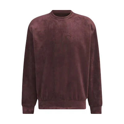 adidas Warm Series Unisex Logo Crewneck Dark Gray-Brown Sweatshirt JI6652