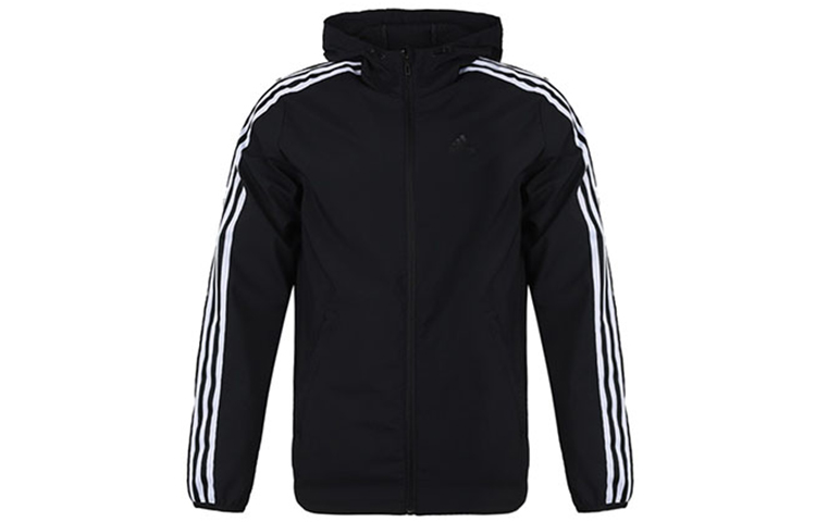 adidas WB Classic 3-Stripes Woven Jacket Black DW4600