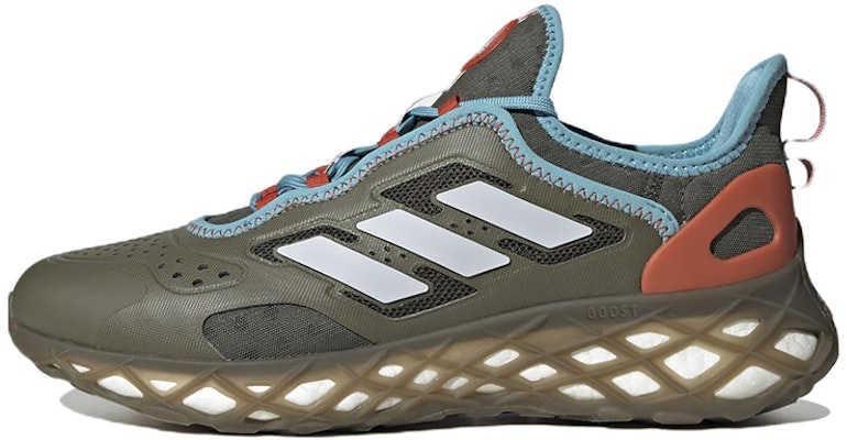 adidas Web Boost 'Olive Strata Halo Blue' dalam warna Hijau Zaitun & Biru Halo HQ6170 Buy adidas Web Boost 'Olive Strata Halo Blue' dalam warna Hijau Zaitun & Biru Halo HQ6170
