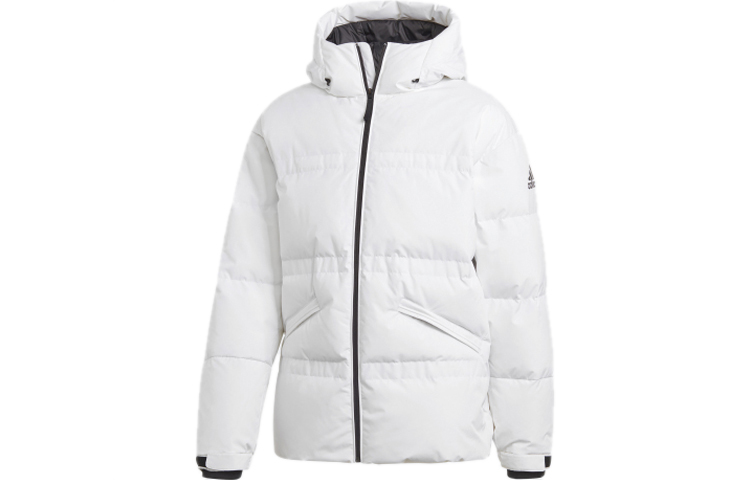 Adidas White Cold.rdy Hooded Down Jacket for Outdoor Sports GF0061 圖 2