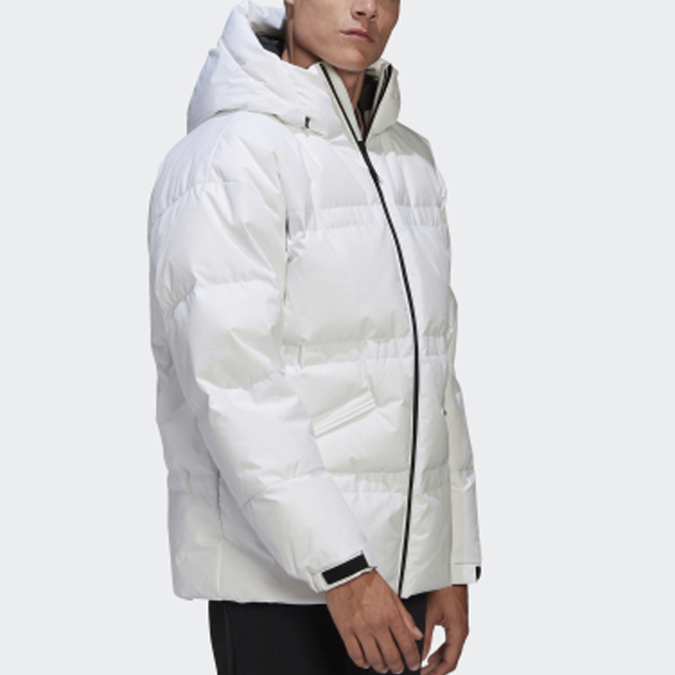 Adidas White Cold.rdy Hooded Down Jacket for Outdoor Sports GF0061 圖 7