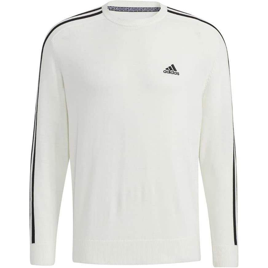 adidas White Colorblock Pullover Sweatshirt GV1200