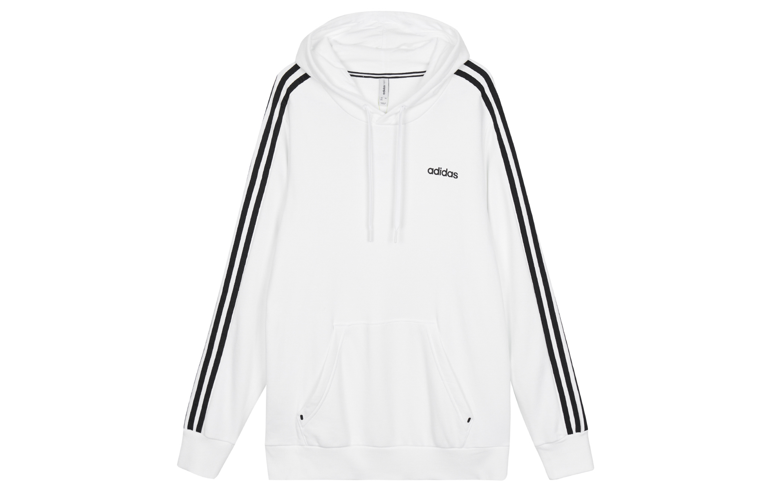adidas White Colorblock Stripe Casual Sweatshirt H53023