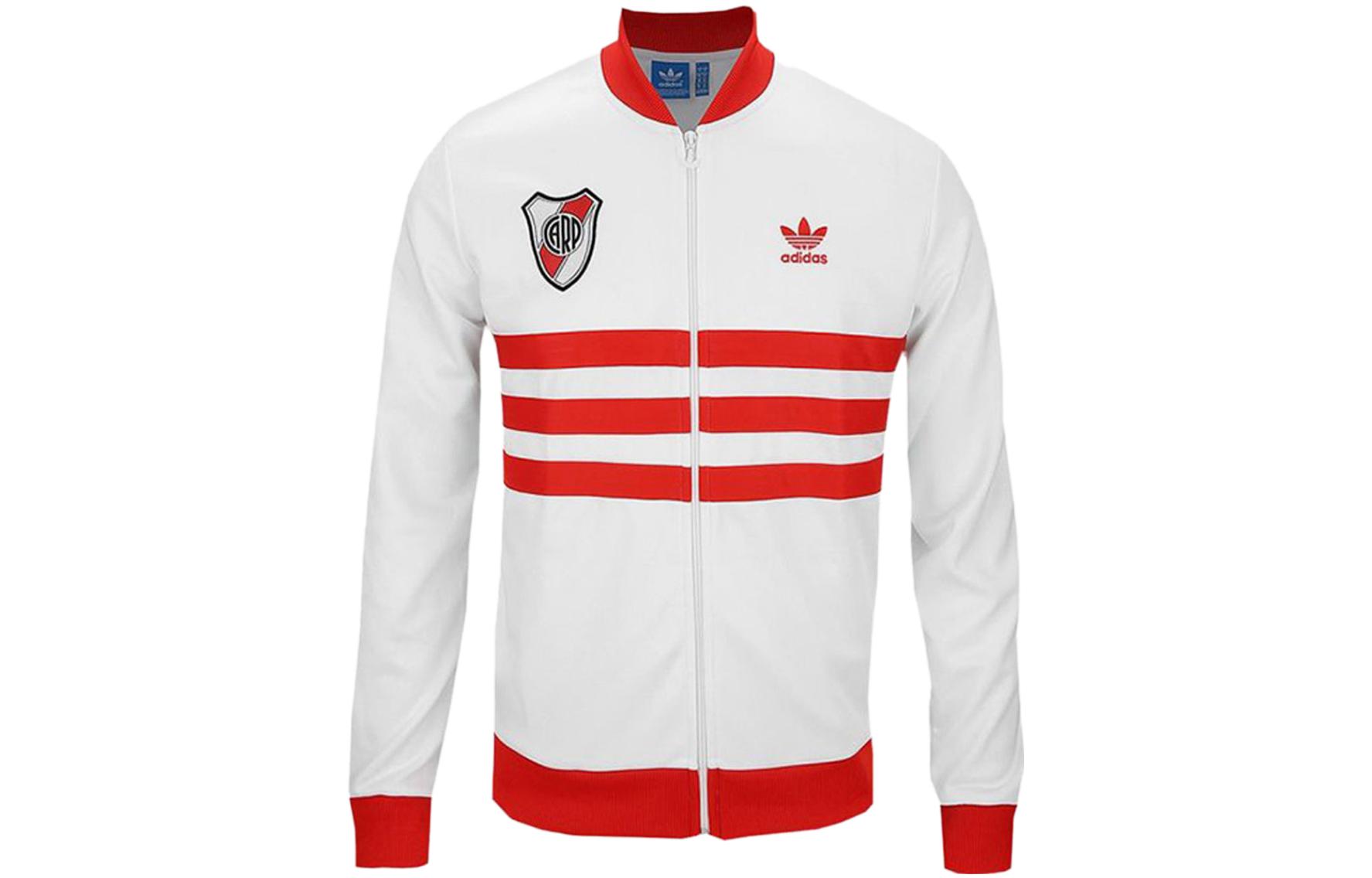 adidas White Comfort Casual Long-Sleeve Zip Jacket AY2673