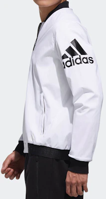 adidas Jaket Bomber Putih Logo dengan Kerah Baseball DW4617 Purchase adidas Jaket Bomber Putih Logo dengan Kerah Baseball DW4617