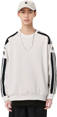 adidas Pullover Putih Lengan Panjang dengan Cetakan Logo Berjalur GT6641 Sizing adidas Pullover Putih Lengan Panjang dengan Cetakan Logo Berjalur GT6641