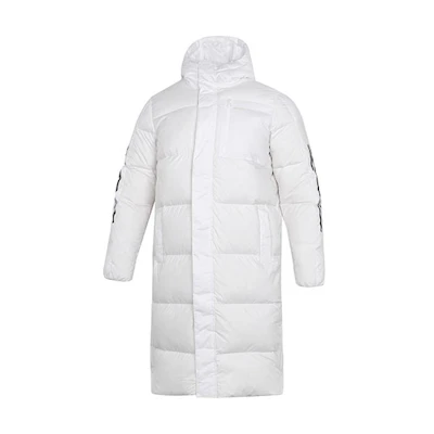 adidas White Outdoor Hooded Down Jacket Winter Casual Sportswear HC2634