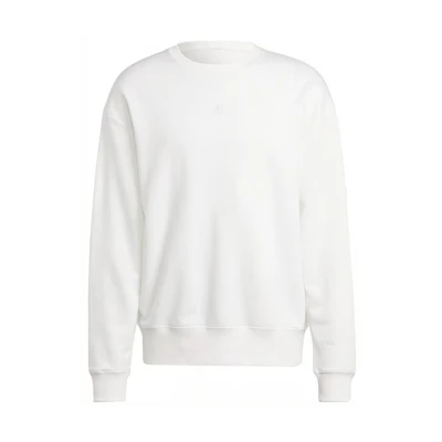 adidas White Pure Logo Print Crewneck Sweatshirt Japan Edition IC9805-JAPAN