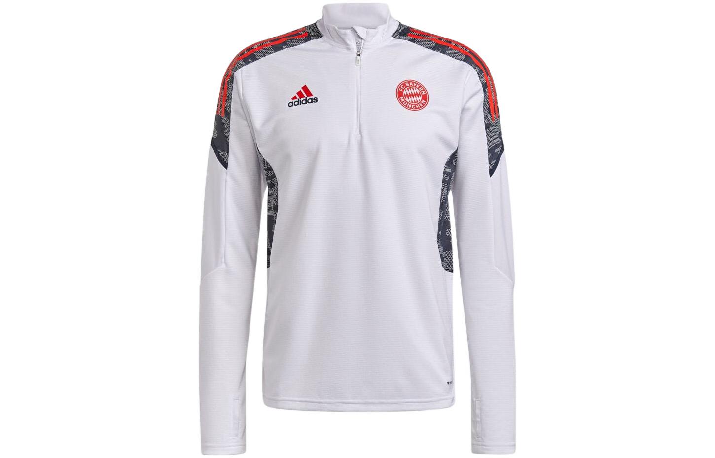 adidas White Slim-Fit Jacket with Logo Stripes and Colorblock Print GS6927