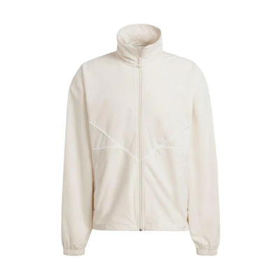 adidas White Solid Color Zip-Up Jacket (Japan Edition) IM4433-JAPAN