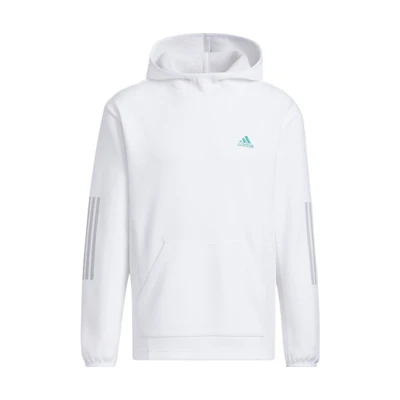 adidas White Striped Logo Pullover Casual Long Sleeve Sweatshirt HM2985
