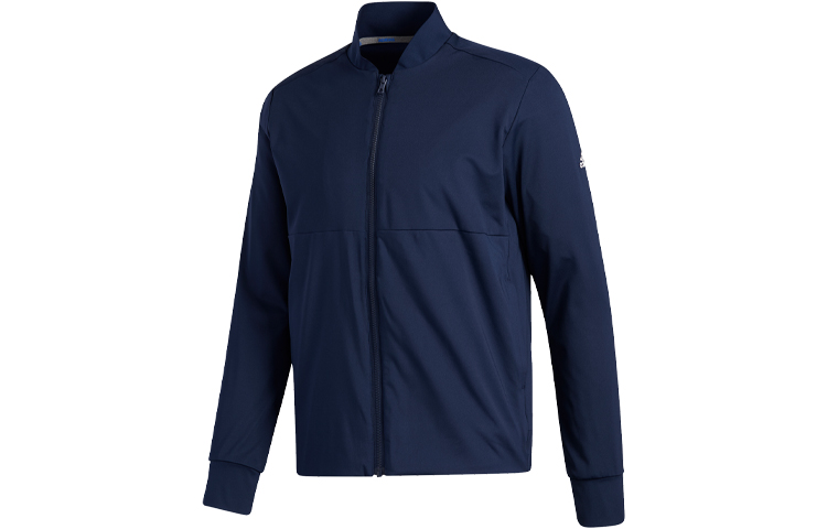 adidas Wind P Heat Golf Jacket Casual Varsity Navy Blue FS6975