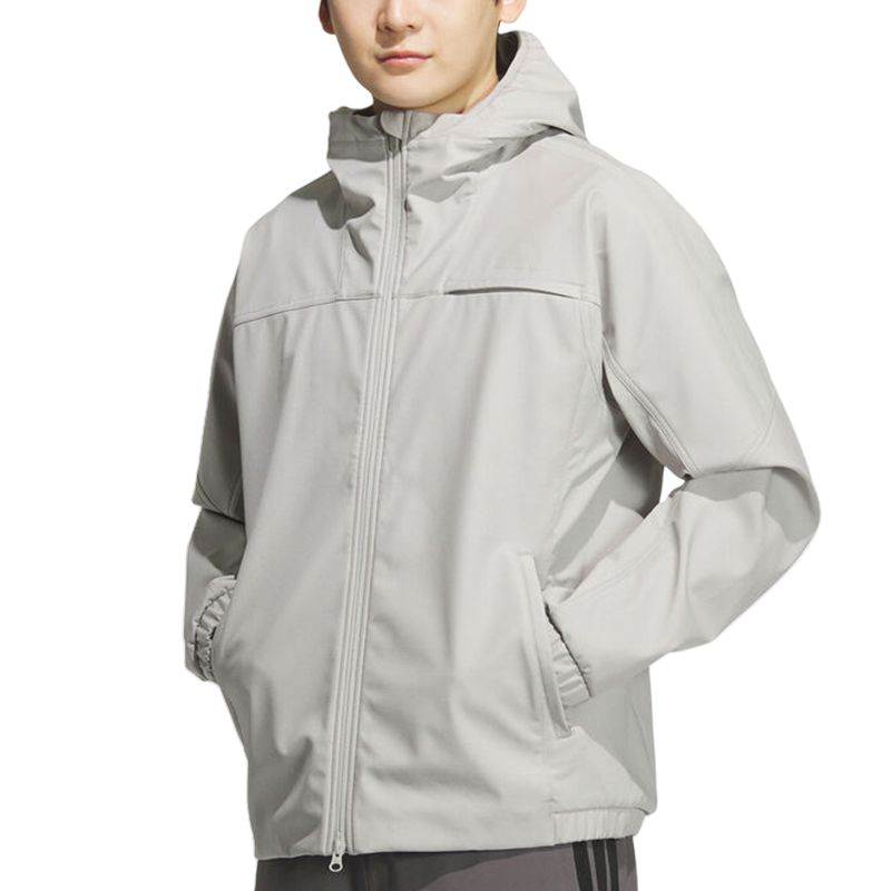 adidas Wind Solid Color Casual Long-Sleeve Hooded Jacket KG5179