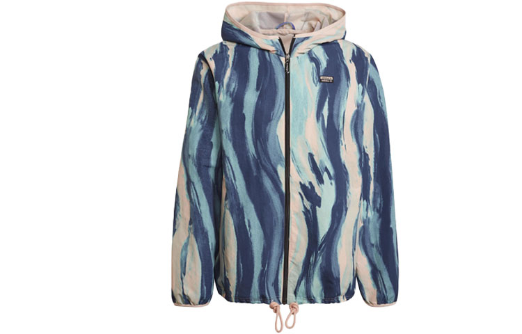 adidas Windbreaker Trefoil Casual Hooded Jacket Multicolor - GN3320
