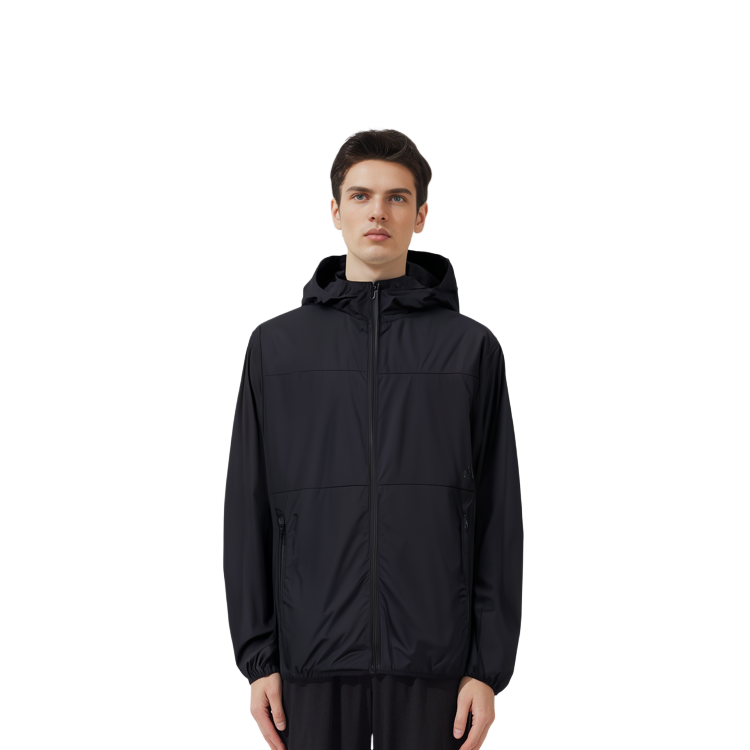 Sizing adidas 防風連帽織布外套 - 黑色 GP0976