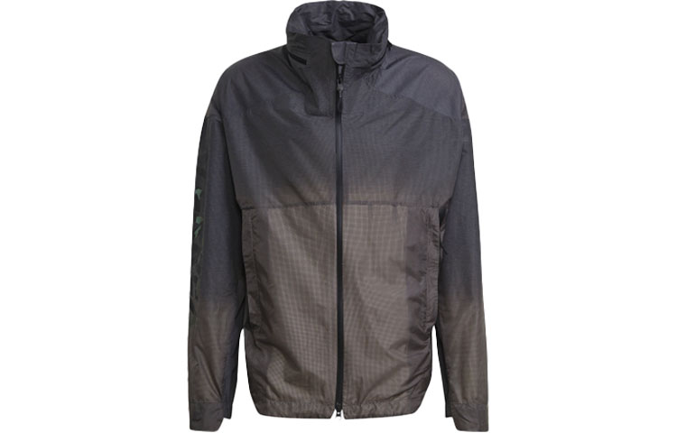adidas Windproof Waterproof Casual Sports Jacket - Gray FS7540