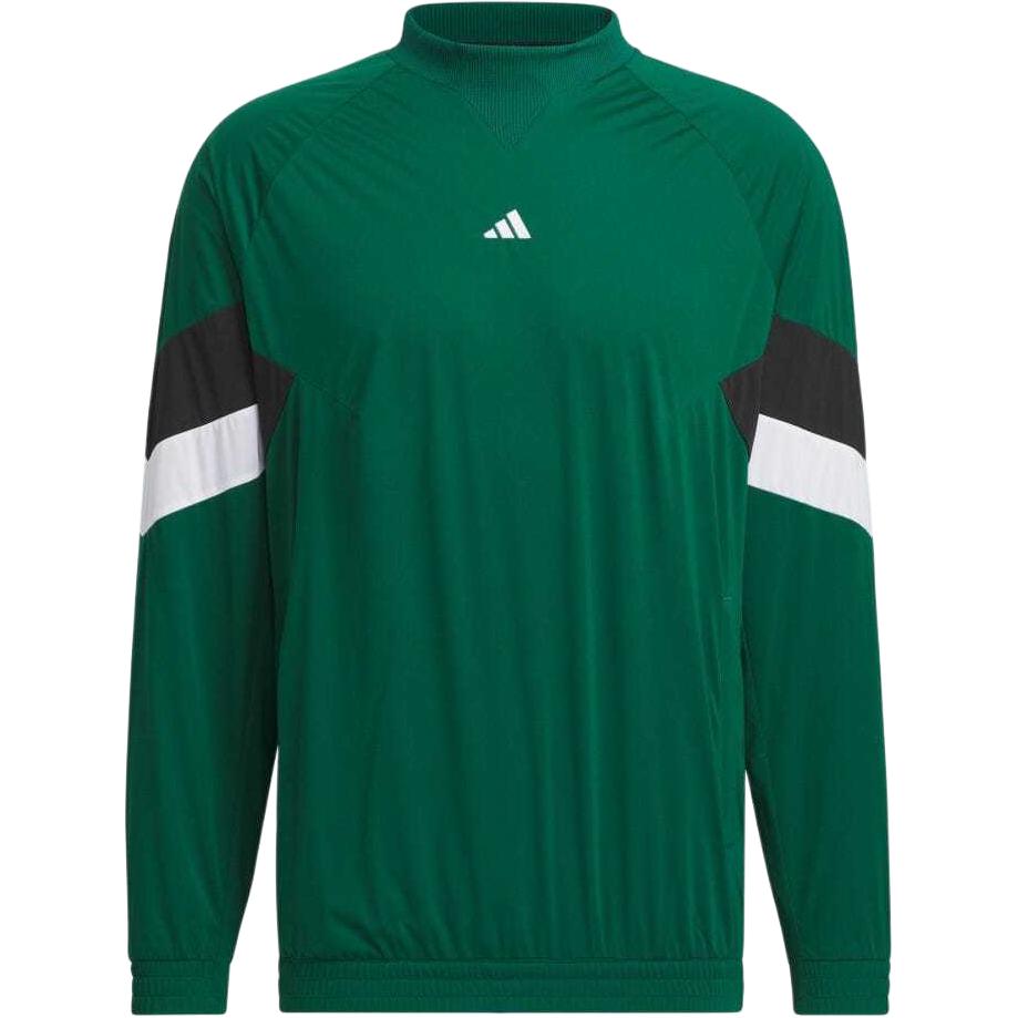 adidas WINDRDY Archive Golf Retro Windproof Sweatshirt Collegiate Green IM7225