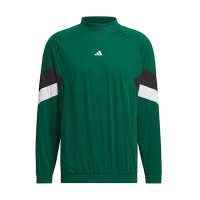 adidas WINDRDY Archive Golf Retro Windproof Sweatshirt Collegiate Green IM7225