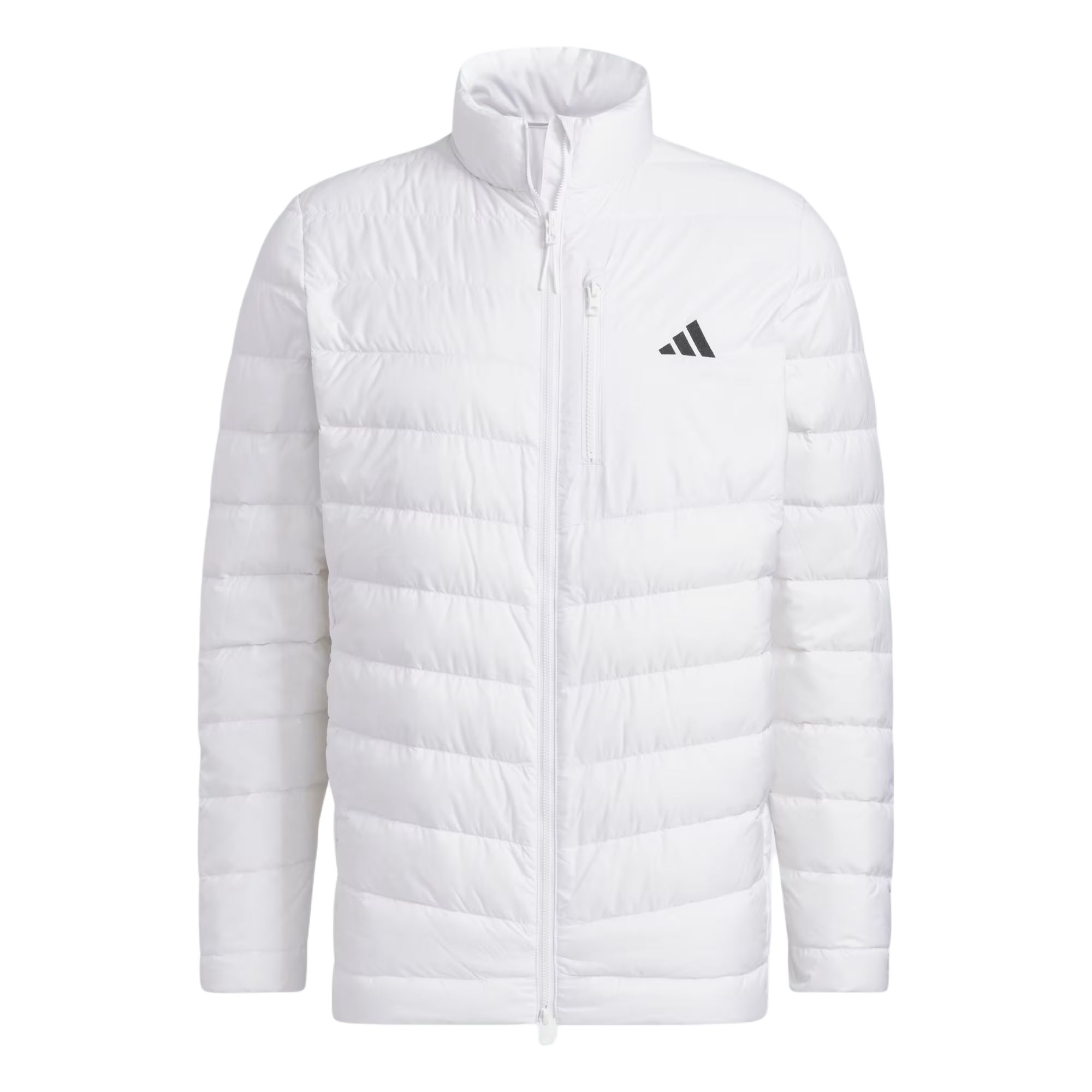 adidas WINDRDY Water-Repellent Quilted Full-Zip Jacket White HZ6070