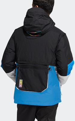 adidas Winter Down Jacket Colorblock Hooded Warm Coat White Winterwear. HC0280 Purchase adidas Winter Down Jacket Colorblock Hooded Warm Coat White Winterwear. HC0280