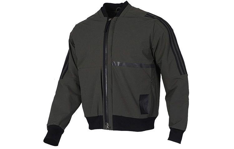 adidas Winter Fleece Jacket Green Casual Style FJ0247