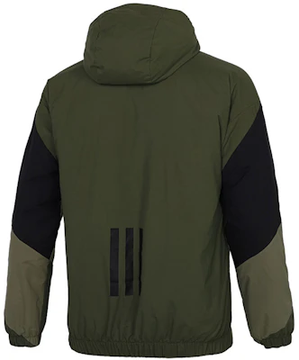 adidas Jaket Musim Dingin Warna Hijau Army dengan Desain Colorblock GT6547 Lookbook adidas Jaket Musim Dingin Warna Hijau Army dengan Desain Colorblock GT6547