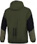 Lookbook adidas Jaket Musim Dingin Warna Hijau Army dengan Desain Colorblock GT6547