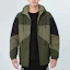 Details for adidas Jaket Musim Dingin Warna Hijau Army dengan Desain Colorblock GT6547