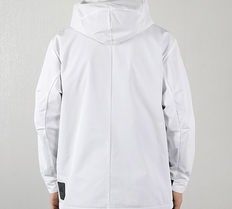 Details for adidas 冬季白色多口袋羊毛外套附拉鍊貼片。 FM9394