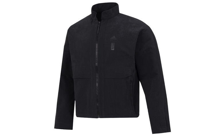 adidas WJ 20 Wind Jacket Casual Sportswear Outerwear Black HM5172