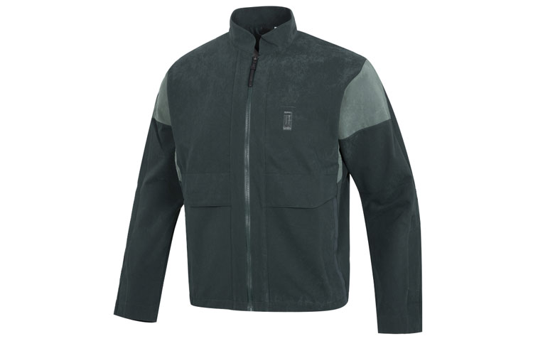 adidas WJ 20 Windbreaker Jacket Green - Colorblock Casual Zip-Up HM5173