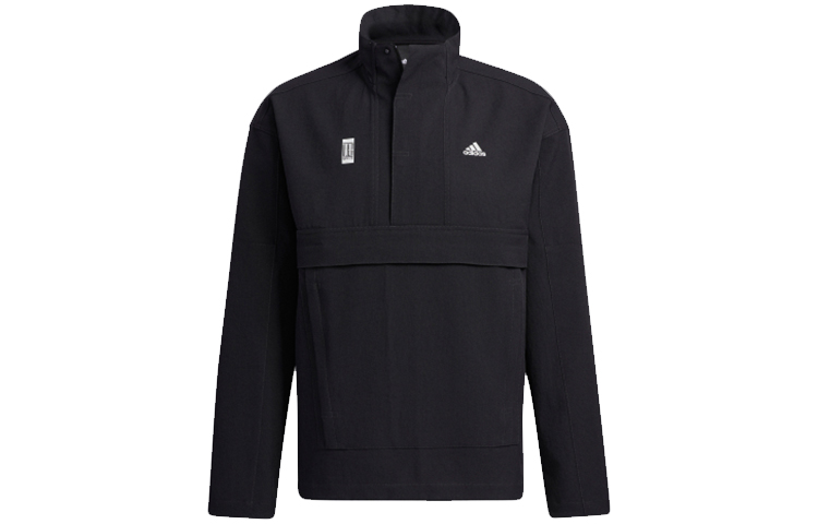 adidas WJ Anorak Black Woven Sports Jacket GP0901