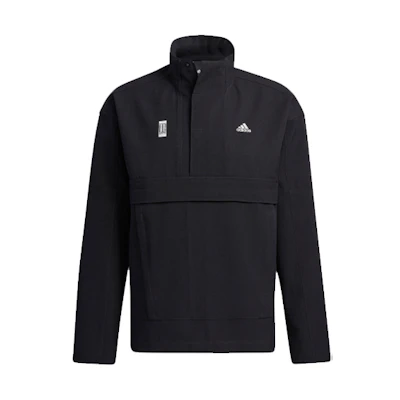 adidas WJ Anorak Black Woven Sports Jacket GP0901