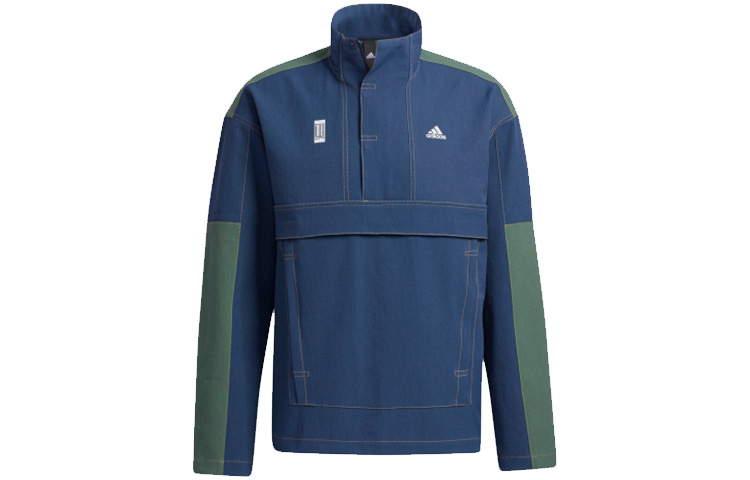 adidas WJ Anorak Retro Colorblock Half-Zip Jacket Navy - Casual Sportswear GP0902