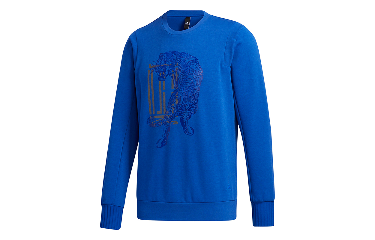 adidas WJ GFX Crewneck Sweatshirt Royal Blue GF4058