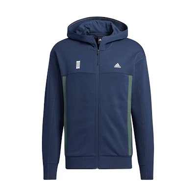adidas WJ HTT Wuji Series Navy Blue Hooded Sports Jacket GP0910