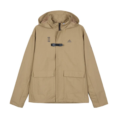adidas WJ JKT Warm Casual Sports Hoodie Jacket Cardboard Yellow GU1748