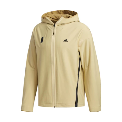 adidas WJ JKT WV WUJI Series Outdoor Windproof Hooded Jacket Sandstorm FJ0201