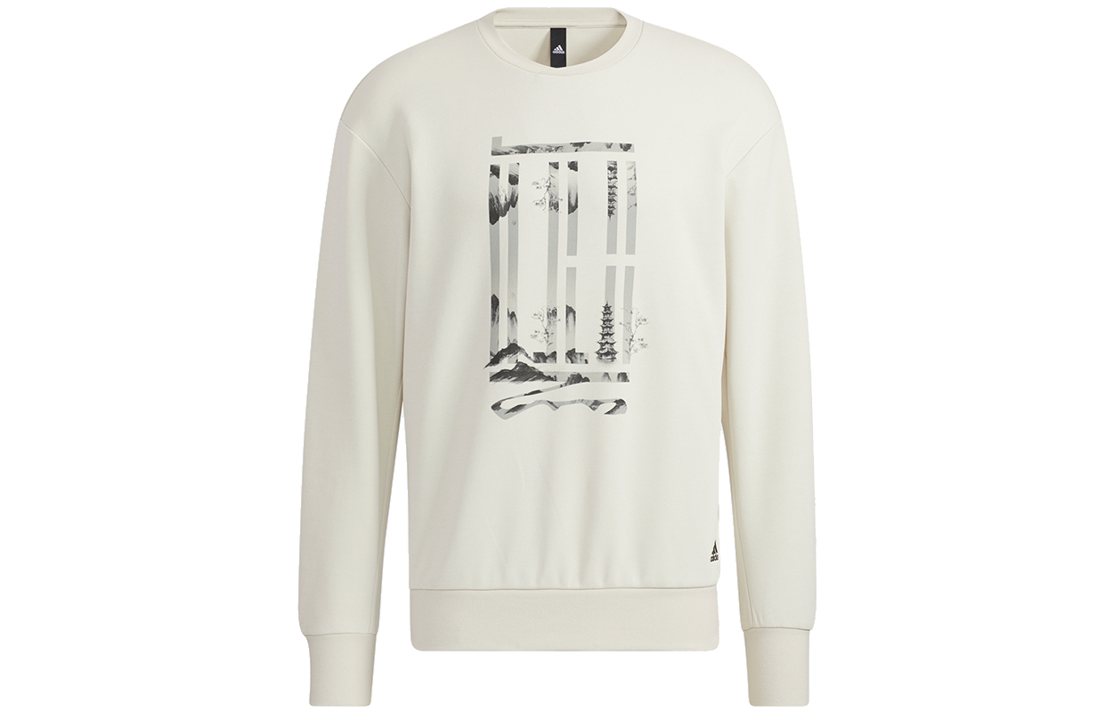 adidas Wj Logo Crewneck Sweatshirt Off-White H39300