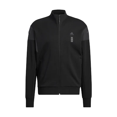adidas WJ MH Logo Print Track Jacket Black - Breathable Running Top HM2956